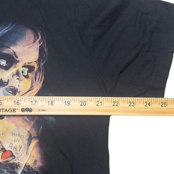 Bride of Chucky Tee – Black XL Cult Slasher Horror Graphic - Picture 4 of 5